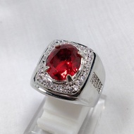 MERAH SIAM RUBY RED GEM RING WITH SILVER 926 BANGKOKRing