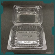 OPS - C46 -BENXON Plastic Tray [ 50pcs± ] Bakery Disposable Plastic Clear Food