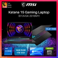 MSI Katana 15 B13VGK-2016MY (i7-13620H/16GB/1TB SSD/RTX4070 8GB/15.6" FHD/RGB/W11/2Y) Gaming Laptop