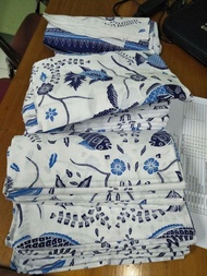 Kain batik motif ikan DP biru