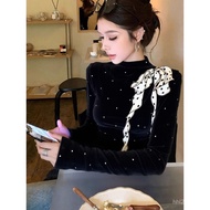 Velvet Top - Cod Wave Style with Elegant Design Points for Autumn Winter 2026