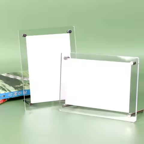 Acrylic Photo Frame a4 Honor Certificate Frame Transparent Crystal 6-inch 7-inch a3 Frame Award Cert