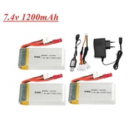 1200Mah 4 2S 803063 30C Lipo For MJX X101 X102 Yi Zhang X6 H16 RC Drone Spare Parts 7.4V Battery