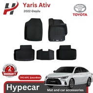 3D Car Mats mat-Yaris Ativ 2022-Present (Ready To Ship)