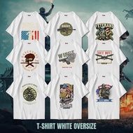 Exzo ARMY T-shirt Oversize WHITE ARMY t-shirt