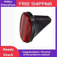 1 pcs Bicycle Rear Tail Fender Reflector Mudguard Oval Warnning Red black