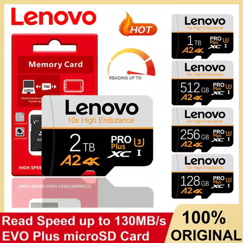 Lenovo 2TB Sd Card For Nintendo Switch 1TB V60 4K Micro TF SD Card 256GB 512GB Cartao De Memoria For
