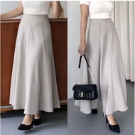 Audy Skirt - Women's Maxi Skirt, Anti-Wrinkle Flare Skirt, Korean Loose - Haruka Skirt