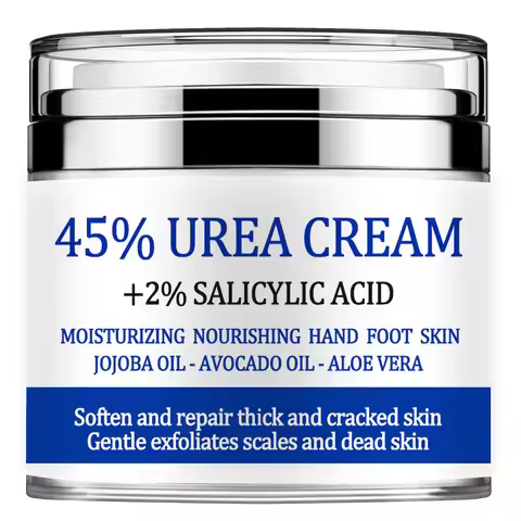 Urea Cream 42%, Foot Cream For Dry Cracked Heels, Urea Cream 42 Percent For Feet, Moisturizing & Exf
