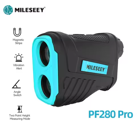 MiLESEEY PF280 Pro Golf Laser Rangefinder 600M Telescopio Range Finder for Hunting with Vibration Fu