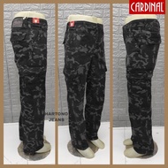 CARDINAL size 27-38 celana panjang cargo loreng / CELANA PANJANG LORENG PRIA / CELANA PANJANG LORENG