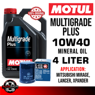 MOTUL 10W40 MULTIGRADE PLUS Gasoline Engine Oil 4 Liter Mitsubishi Mirage, Lancer, Xpander