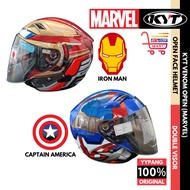KYT MARVEL CAPTAIN AMERICA / IRON MAN HELMET