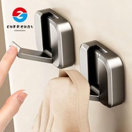 OWNNEPH No Drill Wall Hook, Foldable Self-adhesive Hanging Rack, Premium Strong Load Bearing Waterpr