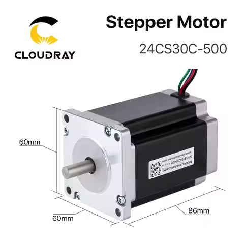 Nema 24 Stepper Motor 60mm 2 Phase 3N.m 5A Stepper Motor 4-lead Cable for 3D printer CNC Engraving M