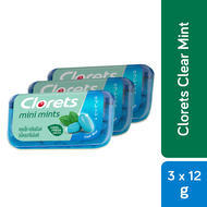 [Bundle of 3] Clorets Actifresh Mint Candy 35s (Original Mint / Clear Mint)