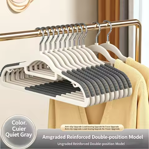 Seamless anti-shoulder corner anti-slip bold style home clothes support clothes can not afford to pa