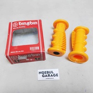 Handgrip Motor Universal Handfat 1Set Kiri Kanan ORANGE BINGBIN