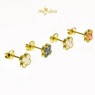 MASDORA 916 Gold Earings Earing Subang Emas ~ Clover VC - S (EMAS 916/22K)