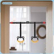 [mojotorw7] Gymnastics Rings Gym Rings Home Pull Rings Adjustable Straps Buckles Portable 400kg Load
