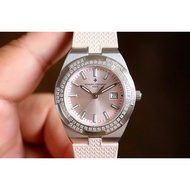 VC Jiangshi Women's Watch Denton Across the Horizontal Four Seas Series 1205 Pink Disc Diamond-Studd