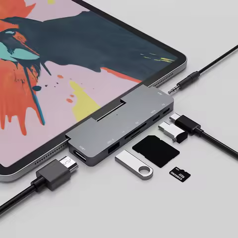 USB C Hub USB3.1 TYPE-C PD Charging for iPad Pro MacBook Air Switch to HDMI USB 3.0 Adapter Type-C P