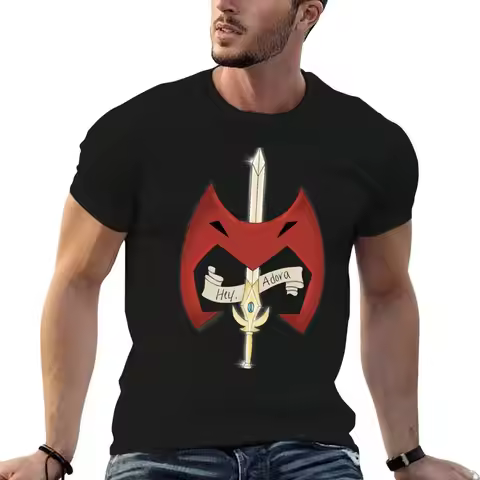 Hey Adora - She-Ra Sword and Catra Mask T-Shirt man graphic t shirt funny t shirts man man t shirt l