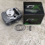 เสื้อสูบเวฟ 125+ลูกคาเซ่ สลัก13 ขนาด 56-57-58-59-60 พร้อมหลบวาล์ว