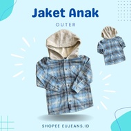 Children's Clothes - Square Hoodie - Blue