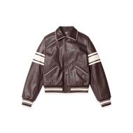 Stussy x Wales Bonner Leather Varsity Brown Unused
