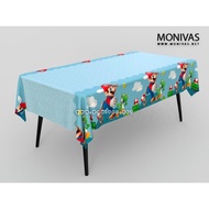 Super Mario Theme Table Cover Nintendo Game Birthday Party Decorations
