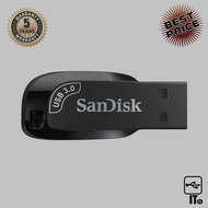 64GB Flash Drive SANDISK ULTRA SHIFT (SDCZ410) USB 3.0 Black ประกัน 5Y อุปกรณ์จัดเก็บข้อมูล flashdrive แฟลชไดร์ฟ แฟลชไดร์ แฟรตไดร์ แฟตไดร์ แฟลตไดร์ แฟรตไดร์ฟ แฟลสไดร์