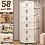 【Top Sale】inhom L55-78cm Storage Cabient 2 Doors Multipurpose Foldable Storage Cabinet storage rack 