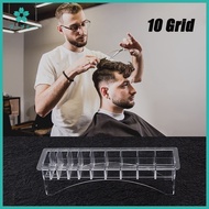 10Grid Plastic Guide Comb Storage Box Clipper Limit Combs for Hair Clipper Guard Case Holder Barber
