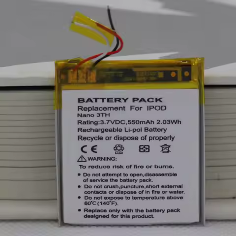 Nano Battery For Nano3 3.7V Li-ion Battery Replacement for iPod Nano 3 3rd Gen