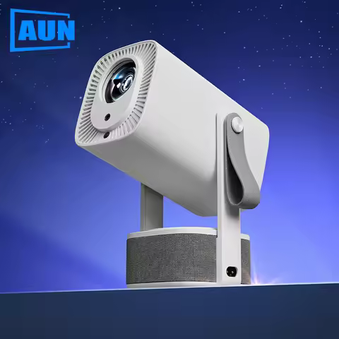 Full HD Projector 4K MINI AUN A005 Pro Smart Cinema Home Theater Short Throw Portable VideoProjector
