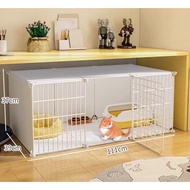 COMBO SET FOR CAT CAGE, DOG CAGE, ELECTRIC PAINTED ASSEMBLY CAGE FOR PET