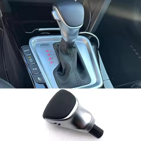 OE 46720M6110 Black leather automatic handball AT Shifter lever For Kia Seltos Forte Soul Spor tage