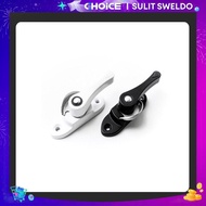 Aluminium handle for window Accessories Sliding Window Black White Anti-theft Lock Half Moon Hook Cr