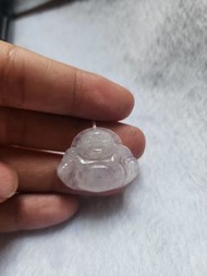 高糯冰 佛公 起膠 有玻璃種點 純天然緬甸翡翠A玉