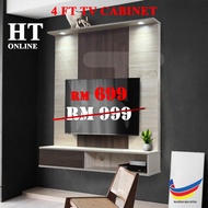 HT ONLINE 4ft TV Cabinet / Wall Mounted Tv Cabinet / Hall Cabinet / Kabinet TV Gantung / Almari TV