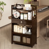 [in stock] Tea Cabinet Storage Rack Tea Shelf Storage Rack Tea Table Side Cabinet Tea Water Cabinet 