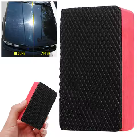 Car Clay Sponge Bar Pad Decontamination Sponge Block Cleaner Cleaning Eraser Wax Polish Pad Auto Was