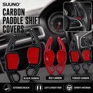 SUUNO Volkswagen Golf MK5MK6 Steering Carbon Paddle Shift Cover Tiguan Scirocco Passat B7 Beetle Car