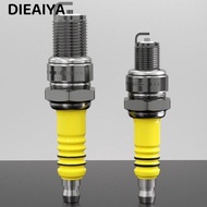 DIEAIYA Spark Plug, 2 Styles Yellow&Silver Pedal Motorcycle,  D8TC Straddle E-bike Accessories