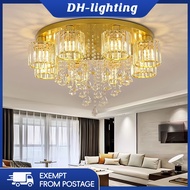 Crystal Living Room Lamp LED Bedroom Ceiling Light Interior Decoration Light Dining Room Chandelier 