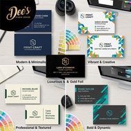 Business Card / Name Card / Kalendar / Calendar Card Printing / Kad Nama / Bisnes Kad