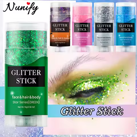 Hair Glitter Stick Sequins Body Face Glitter Singer Concert Outfits For Women Halloween Body Paint F