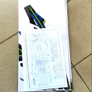 YAMAHA EGO AVANTIZ STICKER VPBC5 (BLUE +BLACK) (B92-FG00-01-P4)