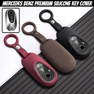 Mercedes Benz C E S A Class CLA SLA GLA GLB GLC EQE EQS Premium Silicone Key Cover Key Remote Cover
